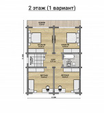 Дом из профилированного бруса VZ-493